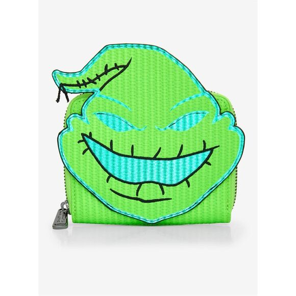 Loungefly Disney The Nightmare Before Christmas Oogie Boogie GITD Zip Wallet - Picture 3 of 6